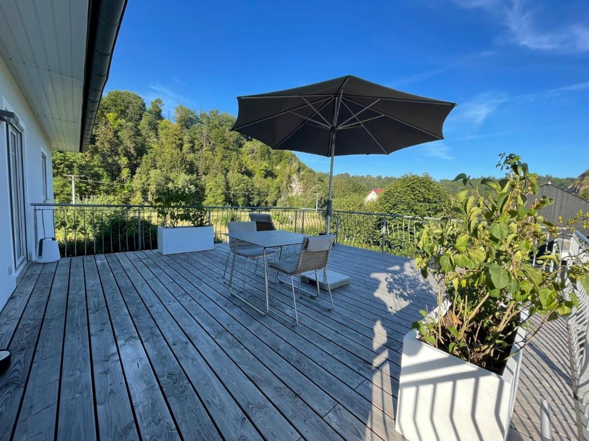Stilvolle Wohnung Fuer 2-3 Personen - Mit Riesiger Dachterrasse Haigerloch Exterior foto